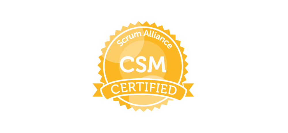 Scrum Alliance CSM Certificate